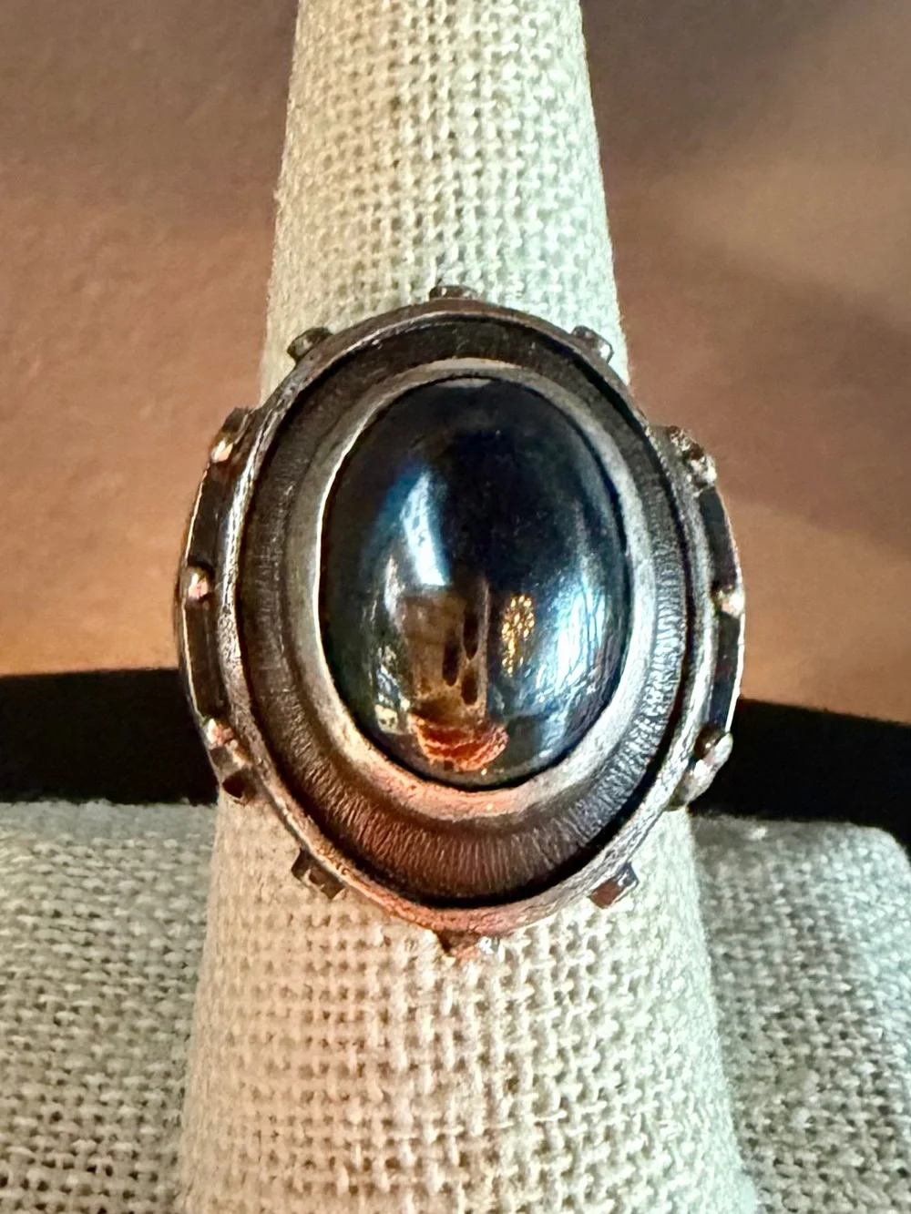Heidi Nahser Fink Handcrafted Sterling Silver Statement Size 9 Ring
